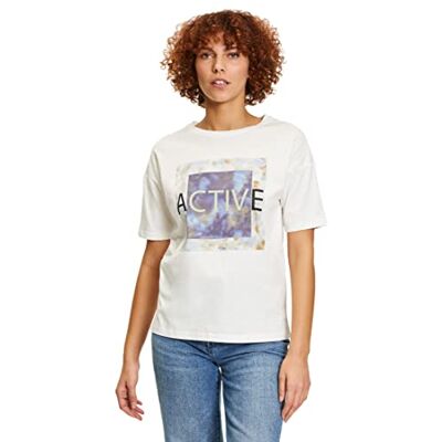 2440/7043 Cartoon Bluza damska, kremowy/ciemnoniebieski., S 2440/7043 Cartoon Bluza damska, kremowy/ciemnoniebieski., S