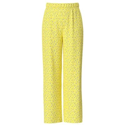 17155400-4699158 PIECES Pcflora Hw Wide Pants Bc, pale banana, L 17155400-4699158 PIECES Pcflora Hw Wide Pants Bc, pale banana, L