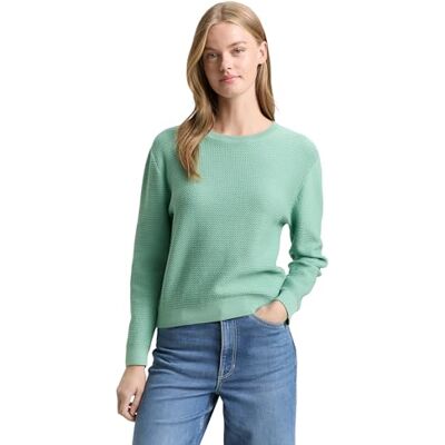1047882 TOM TAILOR Denim Sweter damski, 10978 Bleeched Green, L 1047882 TOM TAILOR Denim Sweter damski, 10978 Bleeched Green, L