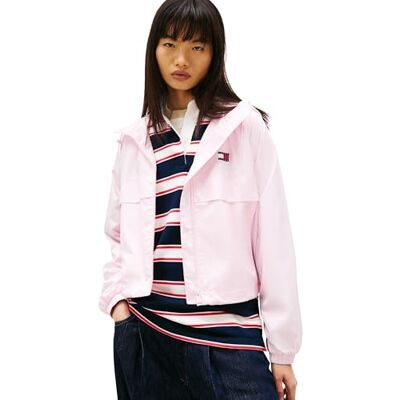 DW0DW20672TN9M Tommy Jeans Tjw Essential Windbreaker Ext Dw0dw20672 Wiatrówka Kurtka, Perłowy Różowy, M Kobiety DW0DW20672TN9M Tommy Jeans Tjw Essential Windbreaker Ext Dw0dw20672 Wiatrówka Kurtka, Perłowy Różowy, M Kobiety