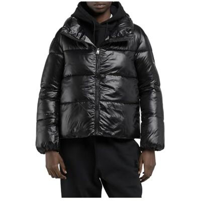 W7855 .000.84988 Replay Damska kurtka zimowa, 098 BLACK, XL W7855 .000.84988 Replay Damska kurtka zimowa, 098 BLACK, XL