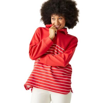 RWA614 Regatta Damska bluza Bayletta Halz Zip, Wysokie ryzyko czerwony/biały, 34 RWA614 Regatta Damska bluza Bayletta Halz Zip, Wysokie ryzyko czerwony/biały, 34