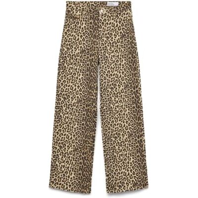 10330128-4759252 Vero Moda Vmtessa Hr Wide Stretch AOP Jeans Noos, silver mink, 32W / 32L 10330128-4759252 Vero Moda Vmtessa Hr Wide Stretch AOP Jeans Noos, silver mink, 32W / 32L