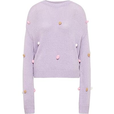12425394-HO03 hoona Damski sweter z dzianiny , jasnofioletowy, XL/XXL, jasnoliliowy, XL-XXL 12425394-HO03 hoona Damski sweter z dzianiny , jasnofioletowy, XL/XXL, jasnoliliowy, XL-XXL