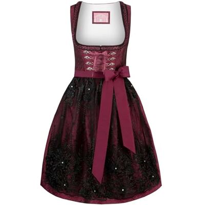 370379 Wiesnwuid Dirndl Sanja, bordowy, 38 370379 Wiesnwuid Dirndl Sanja, bordowy, 38