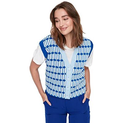 8683047186122 TRENDYOL Damska bluza z wzorem, jasnoniebieska, S, jasnoniebieski, S 8683047186122 TRENDYOL Damska bluza z wzorem, jasnoniebieska, S, jasnoniebieski, S