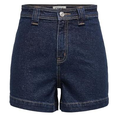 15349186-4769484 Onlparis Hw DNM szorty Mae, niebieski (Dark Blue Denim), XS 15349186-4769484 Onlparis Hw DNM szorty Mae, niebieski (Dark Blue Denim), XS