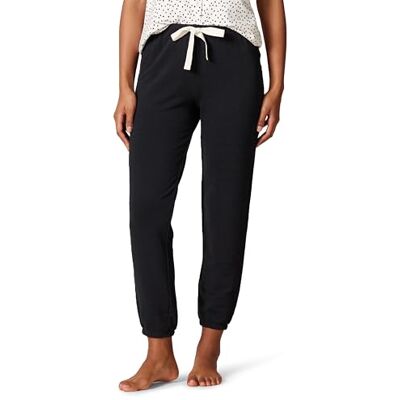 AE1757182-Black-XL Amazon Essentials Damskie lekkie spodnie piżamowe Lounge Terry Jogger (dostępne w dużych rozmiarach), czarne, XL AE1757182-Black-XL Amazon Essentials Damskie lekkie spodnie piżamowe Lounge Terry Jogger (dostępne w dużych rozmiarach), czarne, XL