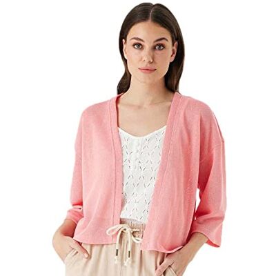 E30050 Garcia Damski kardigan Knit kurtka dzianinowa, różowy Sunrise pink, XXL, Sunrise Pink, XXL E30050 Garcia Damski kardigan Knit kurtka dzianinowa, różowy Sunrise pink, XXL, Sunrise Pink, XXL