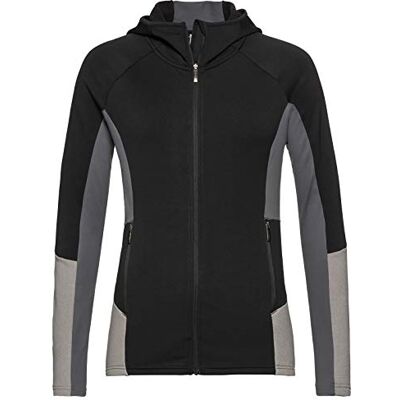 824249 HEAD Damska bluza Madelyn FZ Midlayer, czarna/antracytowa, M 824249 HEAD Damska bluza Madelyn FZ Midlayer, czarna/antracytowa, M