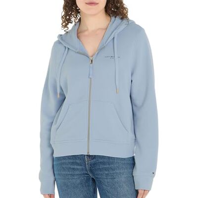 WW0WW39189 Tommy Hilfiger Damskie zamki błyskawiczne, Niebieski (Breezy Blue), L WW0WW39189 Tommy Hilfiger Damskie zamki błyskawiczne, Niebieski (Breezy Blue), L
