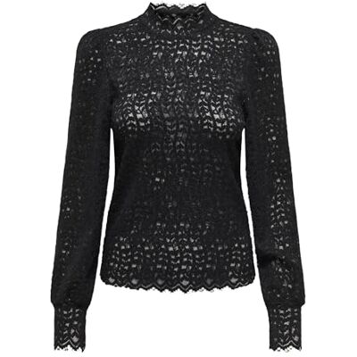 15361710-4891444 Onlsvea L/S Mockneck Top Cs JRS, czarny, XS 15361710-4891444 Onlsvea L/S Mockneck Top Cs JRS, czarny, XS