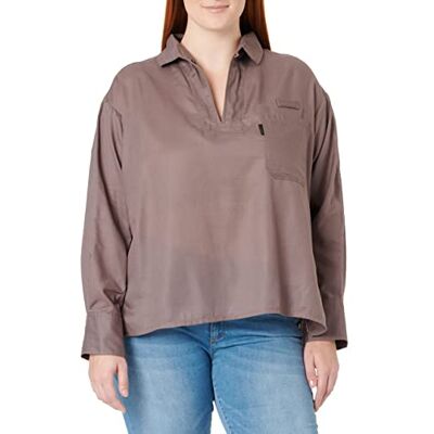 D22152-C936-4751 G-STAR RAW Damska koszulka polo Bowling, Fioletowy (Dk Taupe Fungi ), L D22152-C936-4751 G-STAR RAW Damska koszulka polo Bowling, Fioletowy (Dk Taupe Fungi ), L