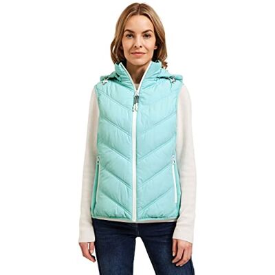B220167 Cecil Kamizelka damska, Light Aqua Blue, S B220167 Cecil Kamizelka damska, Light Aqua Blue, S