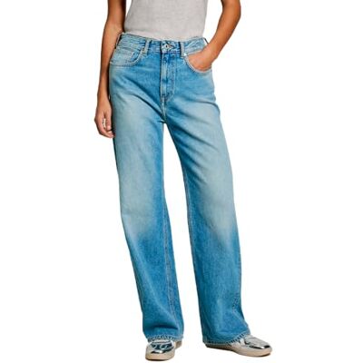 PL204731MS7000030 Pepe Jeans Dżinsy damskie proste UHW, niebieskie (Denim MS7), 30W/30L, Niebieski (Denim Ms7), 30W / 30L PL204731MS7000030 Pepe Jeans Dżinsy damskie proste UHW, niebieskie (Denim MS7), 30W/30L, Niebieski (Denim Ms7), 30W / 30L