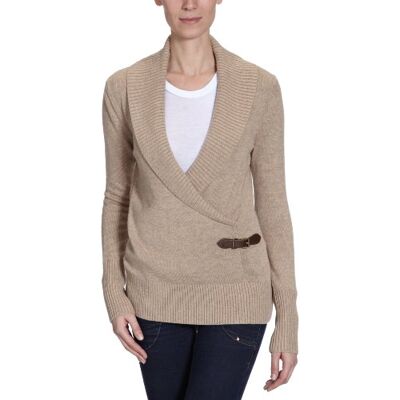 HARLEM WRAP SWTR / 1M87619209 Tommy Hilfiger Sweter damski, Harlem WRAP SWTR/1M87619209, beżowy (160 Colebrook Htr- Eur), 42 HARLEM WRAP SWTR / 1M87619209 Tommy Hilfiger Sweter damski, Harlem WRAP SWTR/1M87619209, beżowy (160 Colebrook Htr- Eur), 42