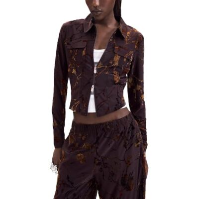 26WWTK25 Desigual Koszulka damska brązowa XL 26WWTK25 Desigual Koszulka damska brązowa XL
