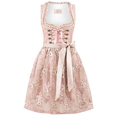 LILOU ALTROSA-34 Stockerpoint Sukienka damska Dirndl Lilou na specjalne okazje, brudny róż, 34 LILOU ALTROSA-34 Stockerpoint Sukienka damska Dirndl Lilou na specjalne okazje, brudny róż, 34