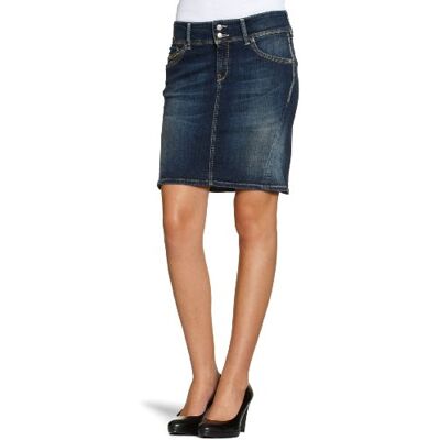 Tommy Jeans Damska spódnica, Niebieski (Vanita Stretch), M / 36 Tommy Jeans Damska spódnica, Niebieski (Vanita Stretch), M / 36