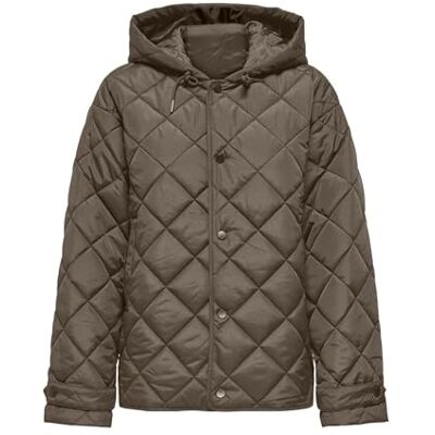 15366264-4986920 ONLY Quilted Hood Onljuliet Noos Open pikowana kurtka z kapturem, orzech, XX_l damska, Orzech włoski, XXL 15366264-4986920 ONLY Quilted Hood Onljuliet Noos Open pikowana kurtka z kapturem, orzech, XX_l damska, Orzech włoski, XXL