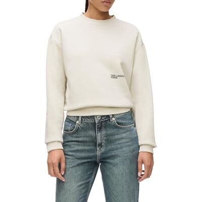 A4W20003 Karl Lagerfeld Jeans, Damskie, Bandana Logo Sweat, Regular Fit, Beżowy, L A4W20003 Karl Lagerfeld Jeans, Damskie, Bandana Logo Sweat, Regular Fit, Beżowy, L
