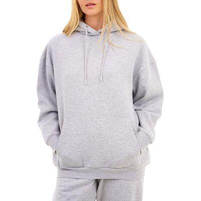 5056242843894 M17 Damskie spodnie do biegania z recyklingu na co dzień spodnie dresowe z mankietami spodnie wypoczynkowe elastyczne spodnie do jogi trening dres kieszenie, szary, L 5056242843894 M17 Damskie spodnie do biegania z recyklingu na co dzień spodnie dresowe z mankietami spodnie wypoczynkowe elastyczne spodnie do jogi trening dres kieszenie, szary, L