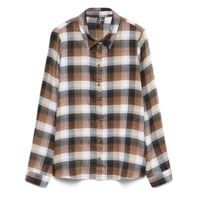 10334194-4866990 Vmlara Ls Shirt WVN Ga, Snow White, S 10334194-4866990 Vmlara Ls Shirt WVN Ga, Snow White, S