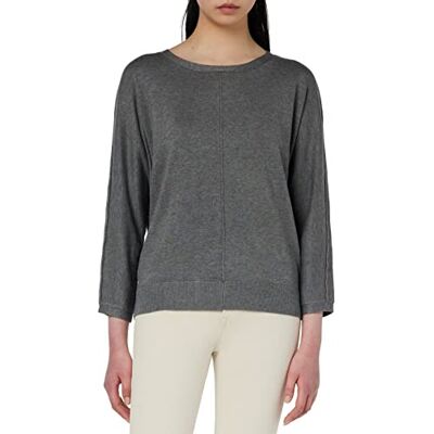 AO0967026-01W-300501-XL Mexx Damski sweter Batsleeve Basic Knit Sweater, Mid Grey Melee, XL AO0967026-01W-300501-XL Mexx Damski sweter Batsleeve Basic Knit Sweater, Mid Grey Melee, XL