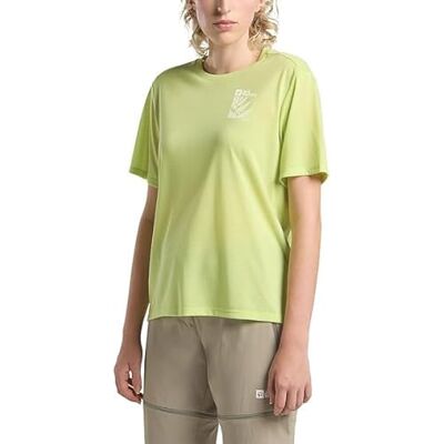 A62317_6709 Jack Wolfskin Vonnan Graphic T W T-shirt damski, szary (Cool Grey), S A62317_6709 Jack Wolfskin Vonnan Graphic T W T-shirt damski, szary (Cool Grey), S