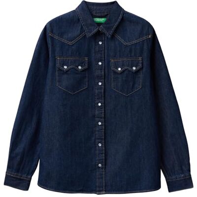 5RZKDQ06T United Colors of Benetton Koszula, niebieski, M 5RZKDQ06T United Colors of Benetton Koszula, niebieski, M