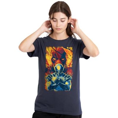 UKWT2-154-MRVL01UK Deadpool Wolverine Best Bubs damska koszulka, głęboki granatowy, XL, Deep Navy, XL UKWT2-154-MRVL01UK Deadpool Wolverine Best Bubs damska koszulka, głęboki granatowy, XL, Deep Navy, XL