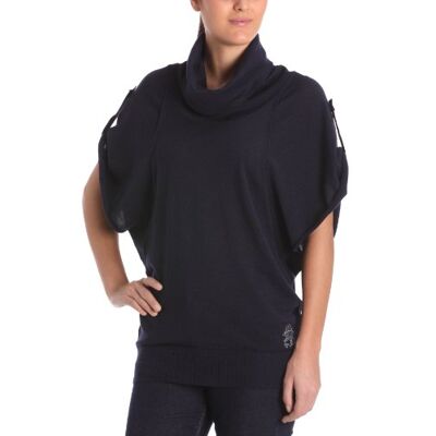Zazie Replay sweter Kobiety, niebieski (granatowy), L Zazie Replay sweter Kobiety, niebieski (granatowy), L