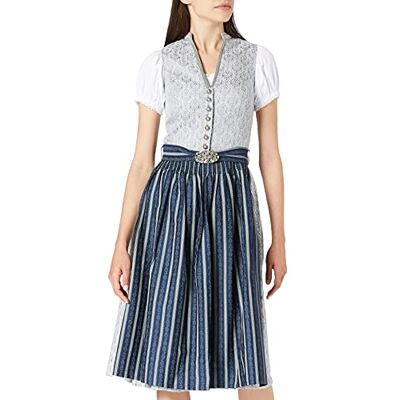 355899 Stockerpoint Sukienka damska Dirndl Leonie, szaro-niebieski, 38 355899 Stockerpoint Sukienka damska Dirndl Leonie, szaro-niebieski, 38