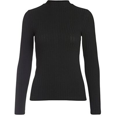 17079710-Black Pieces Damski sweter z golfem Pcamy Ls, Czarny, S 17079710-Black Pieces Damski sweter z golfem Pcamy Ls, Czarny, S