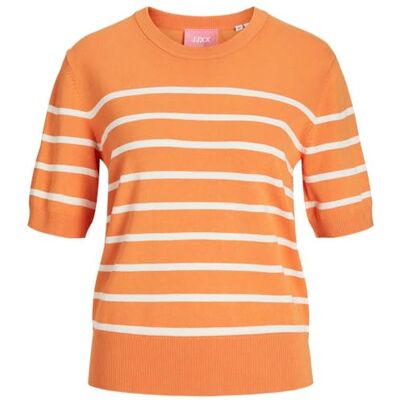 12254368 Jack & Jones Jxlayla Ss Knit, beżowy, S 12254368 Jack & Jones Jxlayla Ss Knit, beżowy, S