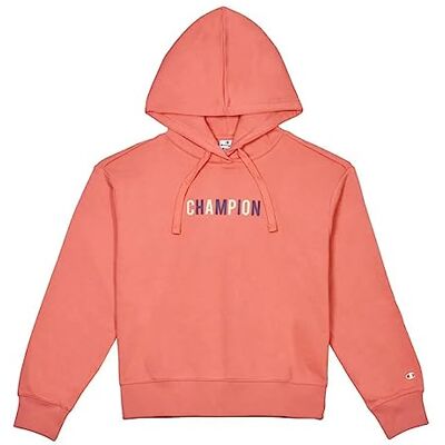 115991-TRSE Champion Damska Light Fall Poly Fleece rozm. 260 bluza z kapturem, różowa, L, Rosa 115991-TRSE Champion Damska Light Fall Poly Fleece rozm. 260 bluza z kapturem, różowa, L, Rosa