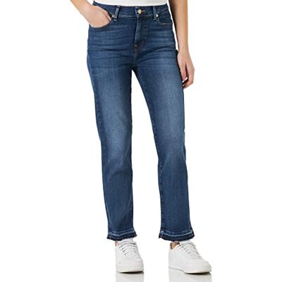 JSYX44A0KL 7 For All Mankind Damskie dżinsy The Straight Crop, jasnoniebieski, 26 JSYX44A0KL 7 For All Mankind Damskie dżinsy The Straight Crop, jasnoniebieski, 26
