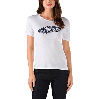 VA2YXRWHT Vans Damska koszulka skateful Basic Crew biały S VA2YXRWHT Vans Damska koszulka skateful Basic Crew biały S