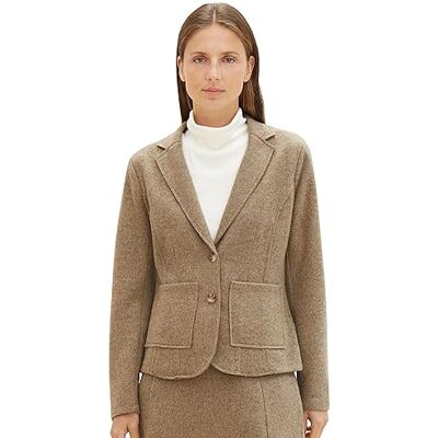 1039144 TOM TAILOR blezer damski, 33962 Doeskin Melange, L 1039144 TOM TAILOR blezer damski, 33962 Doeskin Melange, L