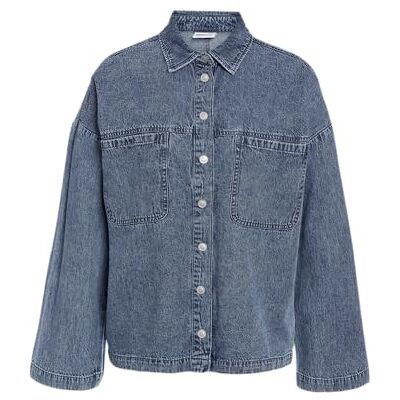 27036510-4919956 Nmenza L/S Oversize Shirt Mg004Mb Noos, niebieski (medium blue denim), XS 27036510-4919956 Nmenza L/S Oversize Shirt Mg004Mb Noos, niebieski (medium blue denim), XS