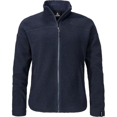 13732 Schöffel CIRC Fleece Jk Style Purga WMS kurtka polarowa z przyjemnego w dotyku polaru Sherpa, ocieplająca, szybkoschnąca kurtka outdoorowa o prawie 100% zdolności do recyklingu, navy blazer, 42 13732 Schöffel CIRC Fleece Jk Style Purga WMS kurtka polarowa z przyjemnego w dotyku polaru Sherpa, ocieplająca, szybkoschnąca kurtka outdoorowa o prawie 100% zdolności do recyklingu, navy blazer, 42