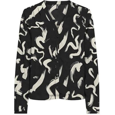 15331907 Onlnova Life VIS L/S Malou Top AOP, Czarny/Aop:587 Yoko, L 15331907 Onlnova Life VIS L/S Malou Top AOP, Czarny/Aop:587 Yoko, L