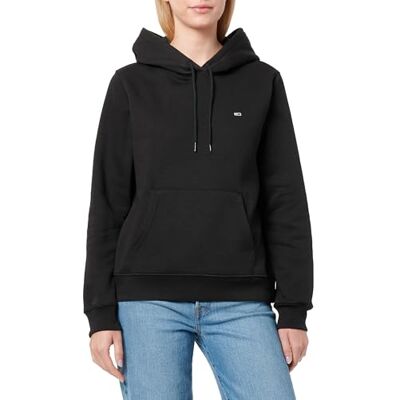 DW0DW19958BDSXXS Tommy Jeans Damska bluza z kapturem TJW REG S FLAGA DW0DW19958BDS001, czarna, XXS, czarny (czarny), XXS DW0DW19958BDSXXS Tommy Jeans Damska bluza z kapturem TJW REG S FLAGA DW0DW19958BDS001, czarna, XXS, czarny (czarny), XXS