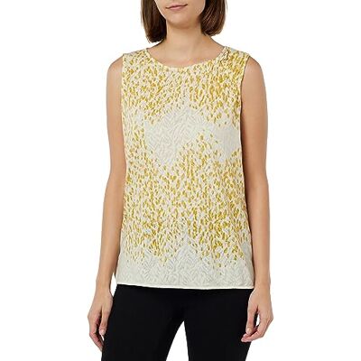 371349-16215 Taifun Damski Top, Light Creme we wzory, 34, Jasny krem we wzory, 34 371349-16215 Taifun Damski Top, Light Creme we wzory, 34, Jasny krem we wzory, 34