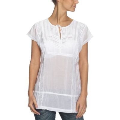 Elizabeth top s/s_1653318662 Tommy Jeans Damski top z rękawami 1/2, biały (100_classic white), 34 Elizabeth top s/s_1653318662 Tommy Jeans Damski top z rękawami 1/2, biały (100_classic white), 34