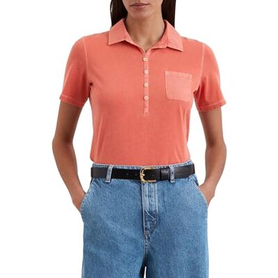 503205553037 Marc OPolo damska koszulka polo z krótkim rękawem z bawełny organicznej Slim Fit, 323G, XXL 503205553037 Marc OPolo damska koszulka polo z krótkim rękawem z bawełny organicznej Slim Fit, 323G, XXL