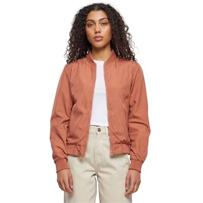TB1217 Urban Classics Women -Ladies Light Bomber Jacket Terracotta 5Xl TB1217 Urban Classics Women -Ladies Light Bomber Jacket Terracotta 5Xl