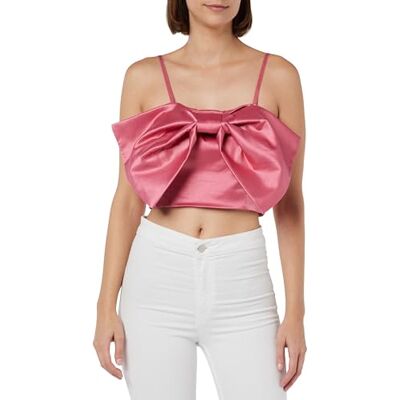 19527029-NA01 NAEMI Damski top z kokardką, Rosa, S 19527029-NA01 NAEMI Damski top z kokardką, Rosa, S