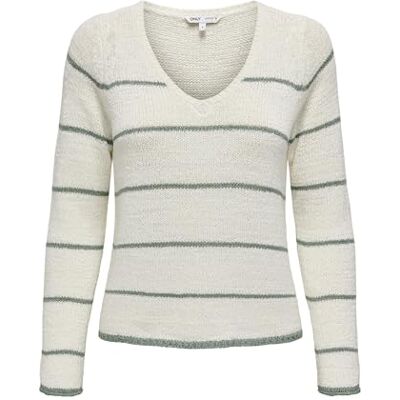 15340862-4672856 Onlgeena L/S dekolt w serek KNT Nca, Cloud Dancer, M 15340862-4672856 Onlgeena L/S dekolt w serek KNT Nca, Cloud Dancer, M