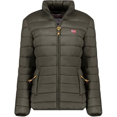 WY4205F/GN Geographical Norway Atikolorama Lady Basic, damska kurtka wiatrówka, kurtka outdoorowa, damska kurtka z długim rękawem, płaszcz przeciwdeszczowy, wędrówki, wiosna, lato, jesień, zima (khaki, L), Khaki WY4205F/GN Geographical Norway Atikolorama Lady Basic, damska kurtka wiatrówka, kurtka outdoorowa, damska kurtka z długim rękawem, płaszcz przeciwdeszczowy, wędrówki, wiosna, lato, jesień, zima (khaki, L), Khaki